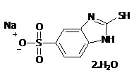 2-Mercapto Benzimidazole-5-Sodium Sulfoacid Dihydrate