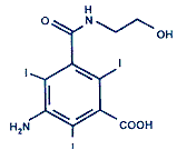 5-Amino-N-(2-hydroxyethyl)-2,4,6-triiodoisophthalamic acid