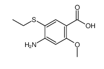 4-Amino-5-ethylsulfanyl-2-methoxybenzoic acid